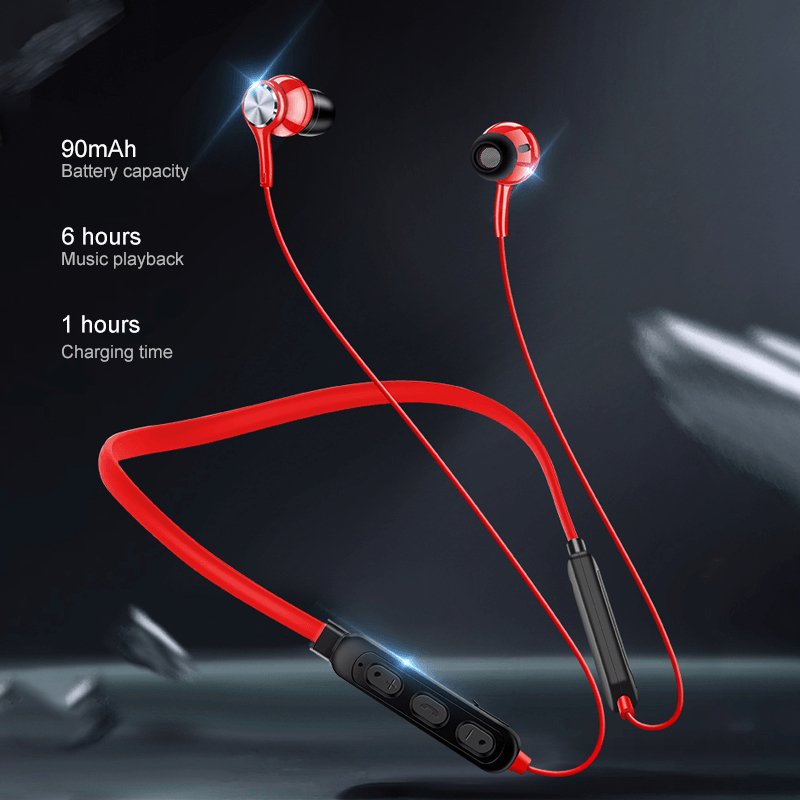 Sport Neckband Bluetooth Earphone Magnetic Wireless Headphones - ItemBear.com