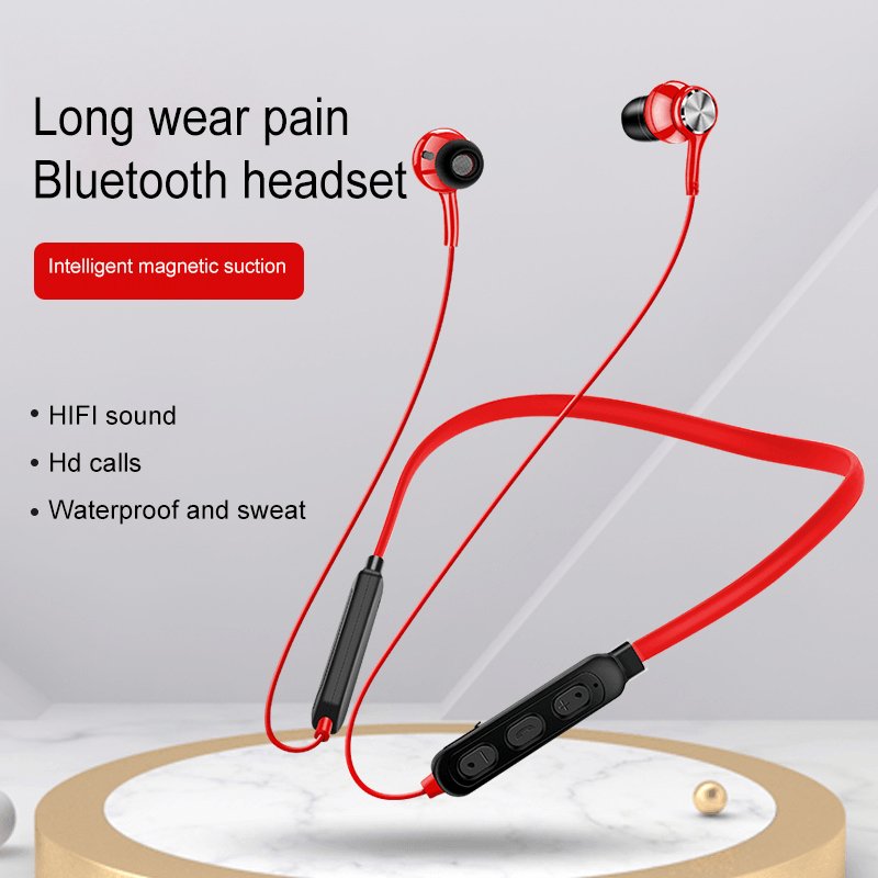 Sport Neckband Bluetooth Earphone Magnetic Wireless Headphones - ItemBear.com