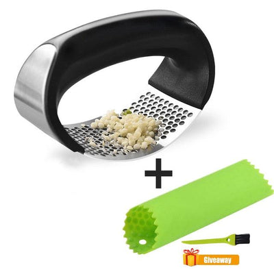 Stainless Steel Garlic Presser - ItemBear.com