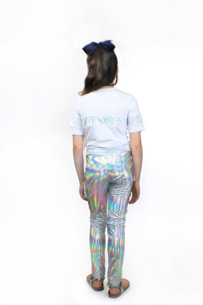 Stella, bamboo jersey and holographic sequin Top - ItemBear.com