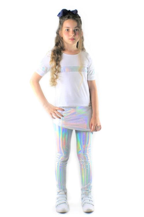 Stella, bamboo jersey and holographic sequin Top - ItemBear.com