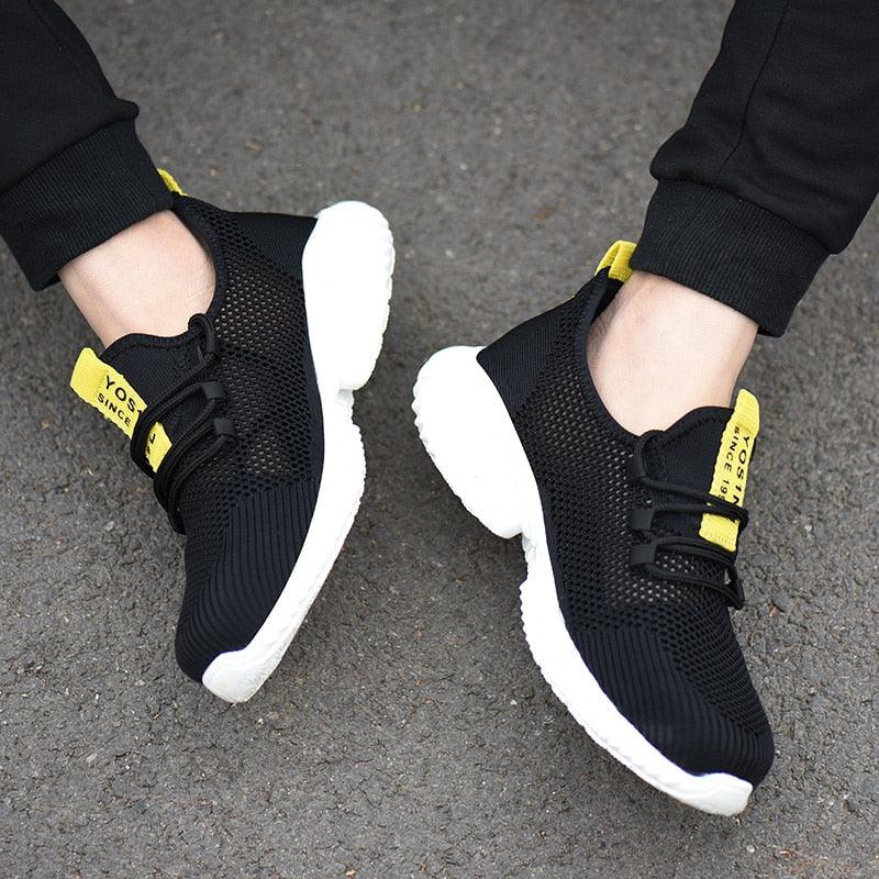 summer work shoes with protection breathable Lightweight safety shoes with iron toe anti-stab anti-slip working summer shoes - ItemBear.com