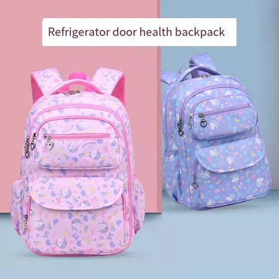 Children's Backpack for Grades 1-6 with Spine Protection