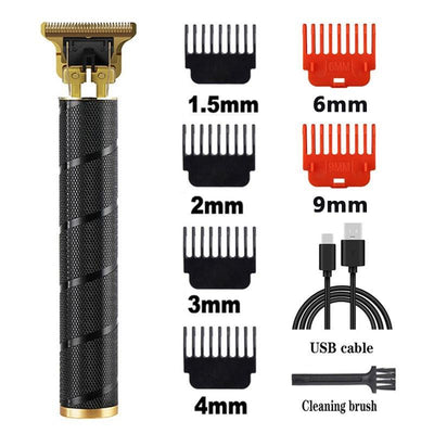 T9 Hair Trimmer Barber Hair Clipper Cordless Hair Cutting Machine Beard Trimmer Shaving Machine Electric Razor Men Shaver - ItemBear.com