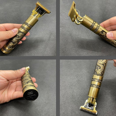 T9 Hair Trimmer Barber Hair Clipper Cordless Hair Cutting Machine Beard Trimmer Shaving Machine Electric Razor Men Shaver - ItemBear.com