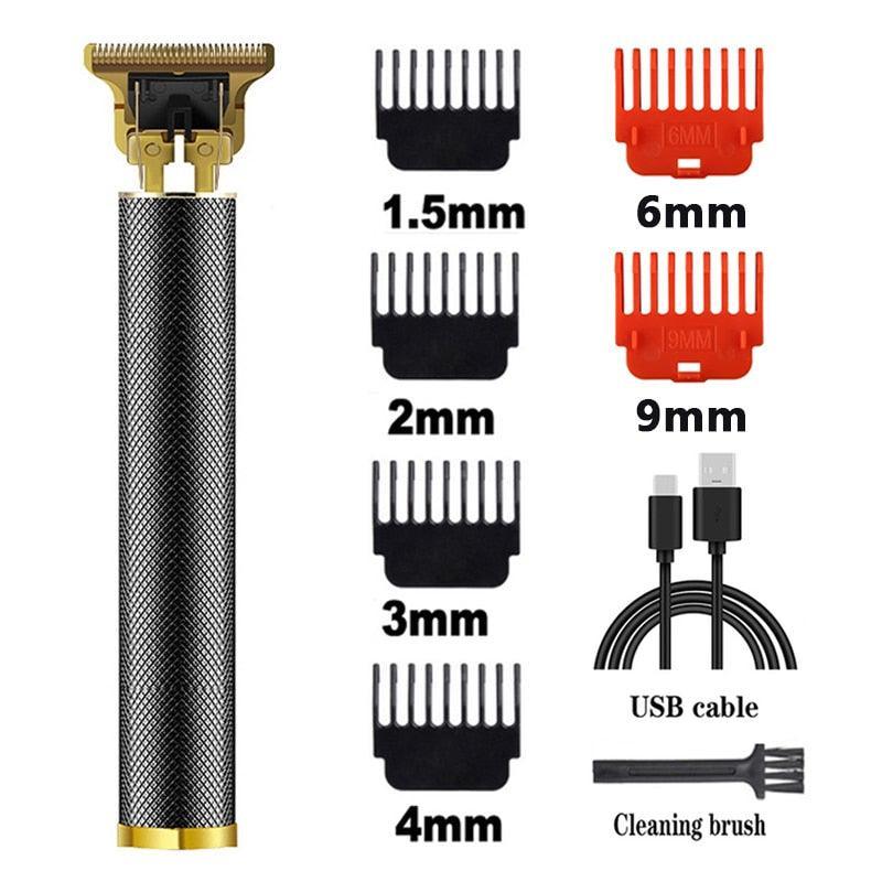 T9 Hair Trimmer Barber Hair Clipper Cordless Hair Cutting Machine Beard Trimmer Shaving Machine Electric Razor Men Shaver - ItemBear.com