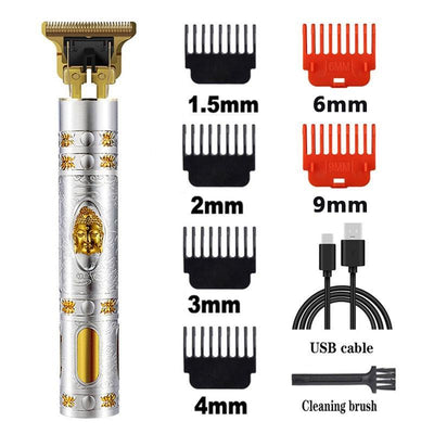 T9 Hair Trimmer Barber Hair Clipper Cordless Hair Cutting Machine Beard Trimmer Shaving Machine Electric Razor Men Shaver - ItemBear.com