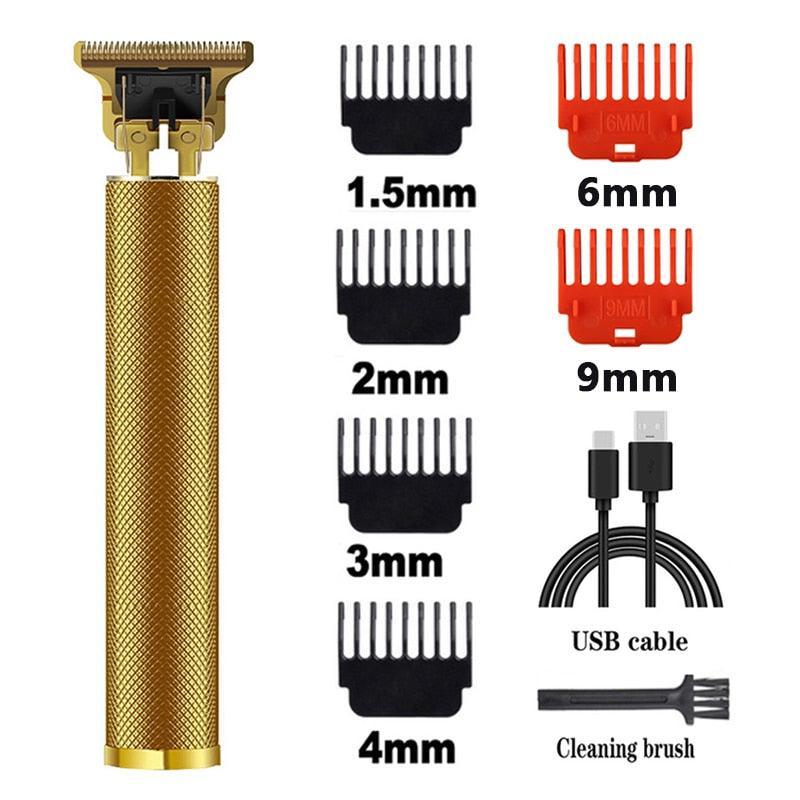 T9 Hair Trimmer Barber Hair Clipper Cordless Hair Cutting Machine Beard Trimmer Shaving Machine Electric Razor Men Shaver - ItemBear.com