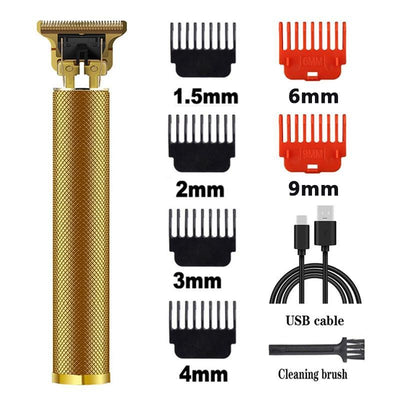 T9 Hair Trimmer Barber Hair Clipper Cordless Hair Cutting Machine Beard Trimmer Shaving Machine Electric Razor Men Shaver - ItemBear.com