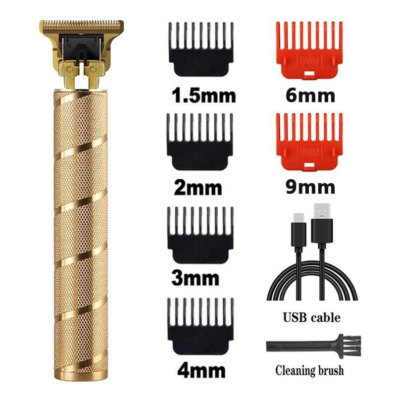 T9 Hair Trimmer Barber Hair Clipper Cordless Hair Cutting Machine Beard Trimmer Shaving Machine Electric Razor Men Shaver - ItemBear.com