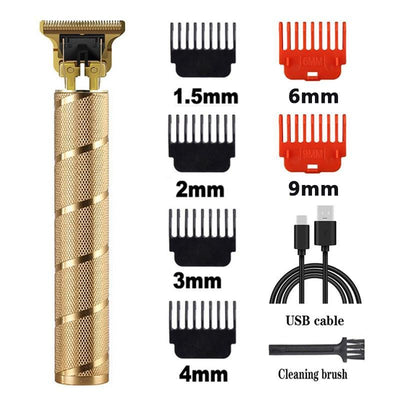 T9 Hair Trimmer Barber Hair Clipper Cordless Hair Cutting Machine Beard Trimmer Shaving Machine Electric Razor Men Shaver - ItemBear.com