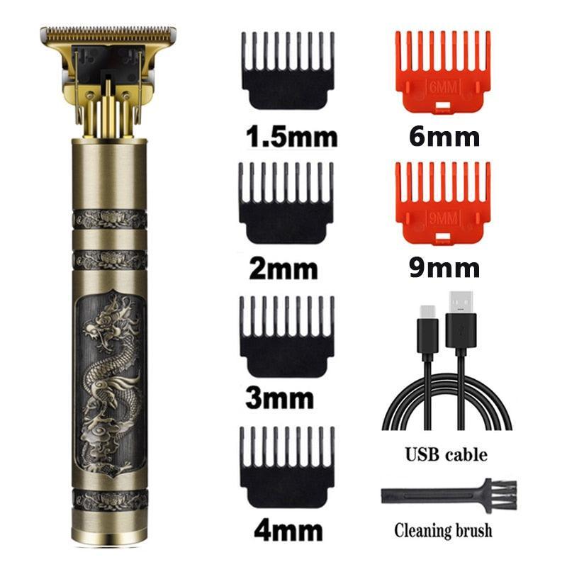 T9 Hair Trimmer Barber Hair Clipper Cordless Hair Cutting Machine Beard Trimmer Shaving Machine Electric Razor Men Shaver - ItemBear.com