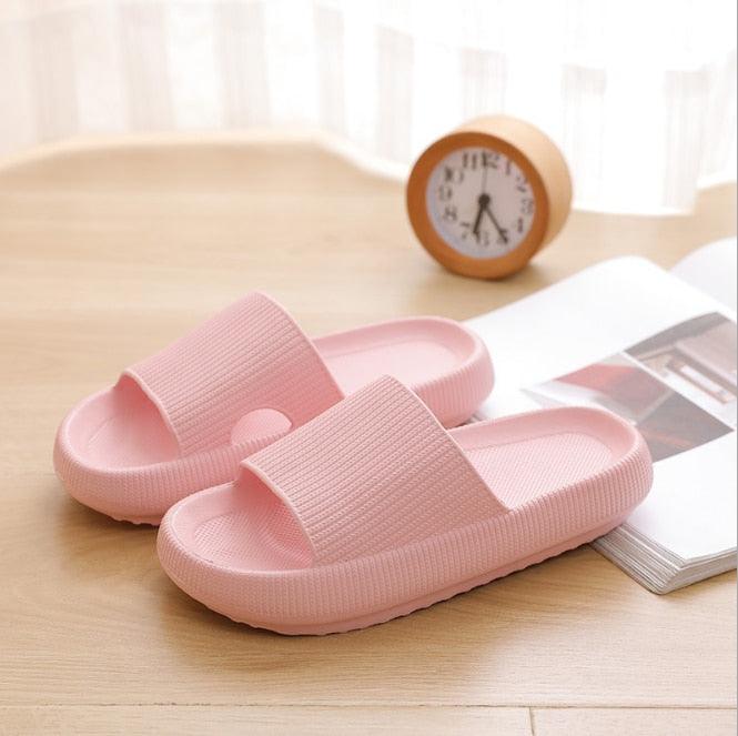 Thick Platform Bathroom Home Slippers Women Fashion Soft Sole EVA Indoor Slides Woman Sandals 2022 Summer Non-slip Flip Flops - ItemBear.com