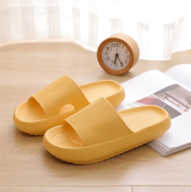 Thick Platform Bathroom Home Slippers Women Fashion Soft Sole EVA Indoor Slides Woman Sandals 2022 Summer Non-slip Flip Flops - ItemBear.com