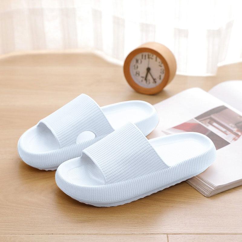 Thick Platform Bathroom Home Slippers Women Fashion Soft Sole EVA Indoor Slides Woman Sandals 2022 Summer Non-slip Flip Flops - ItemBear.com