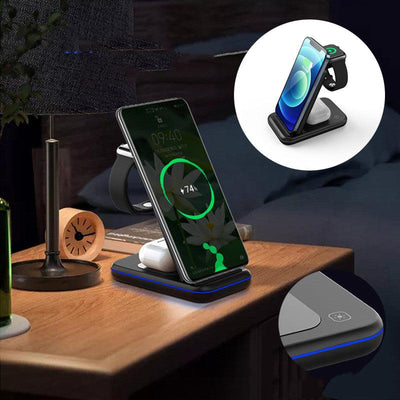 Three-in-One Wireless Charger - ItemBear.com