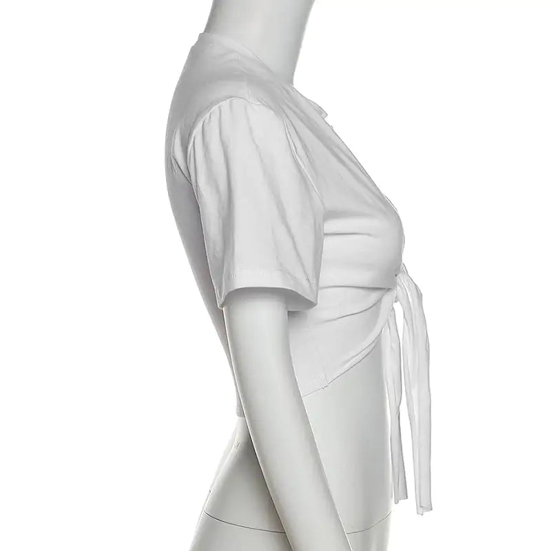 Tie Waist T-Shirt - ItemBear.com