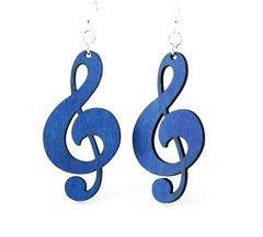 Treble Clef Earrings - ItemBear.com