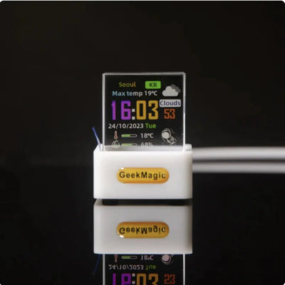 Trendy Mini Transparent WiFi Weather Clock & Display Decor - ItemBear.com