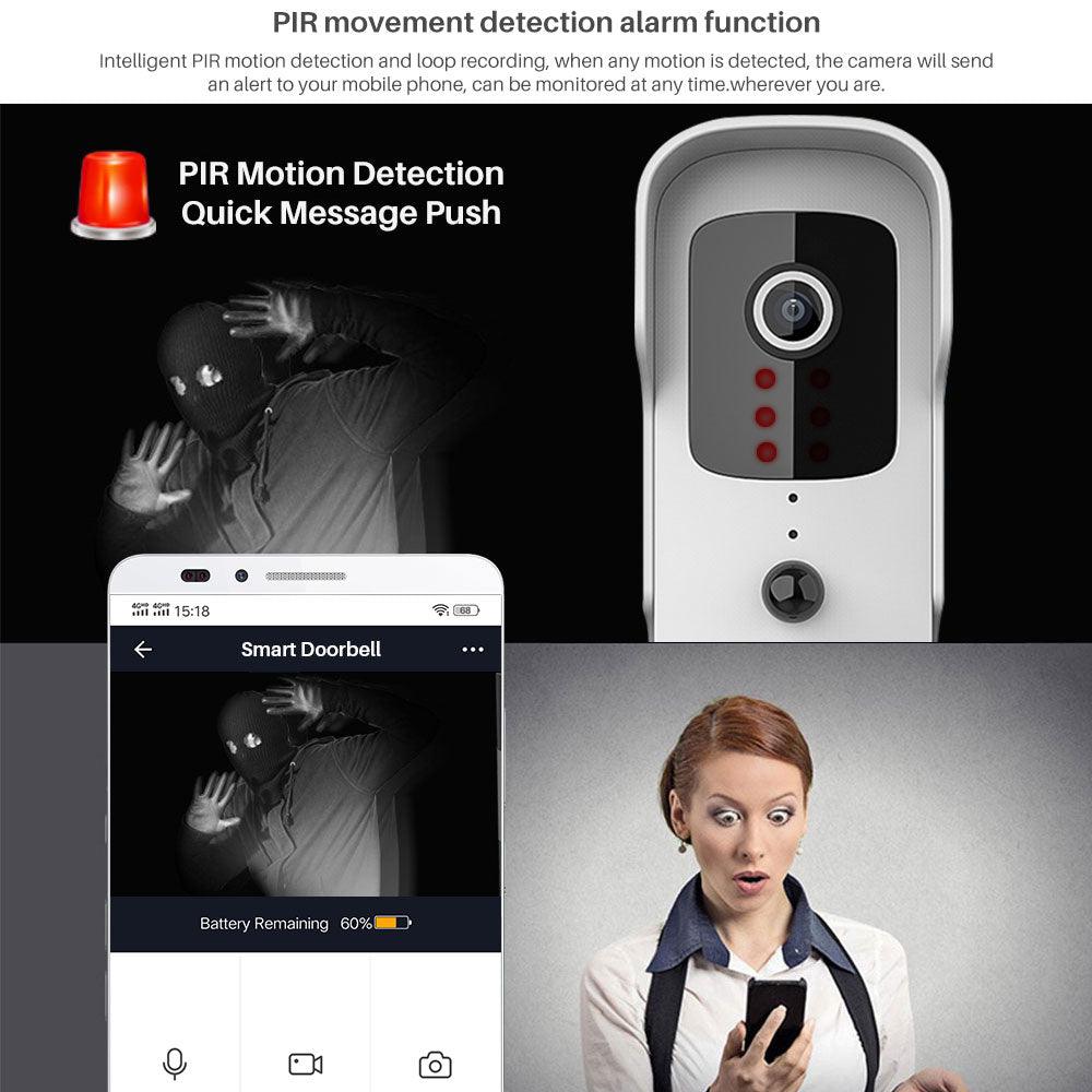 Tuya Smart Video Doorbell WiFi 1080P Video Intercom Door Bell IP Camera Two-Way Audio Works With Alexa Echo Show Google Home - ItemBear.com