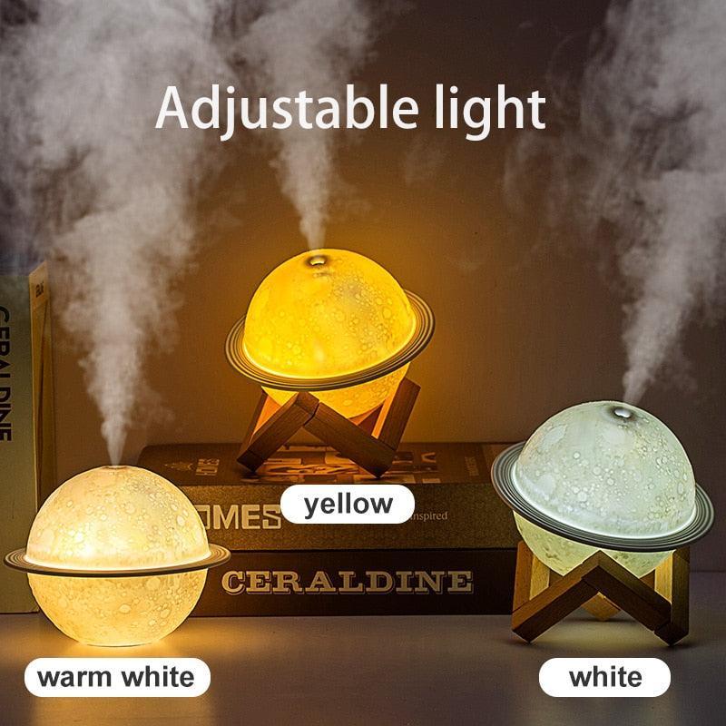 Ultrasonic Mini Air Humidifier 200ML Aroma Essential Oil Diffuser for Home Car USB Fogger Mist Maker with LED Night Lamp - ItemBear.com