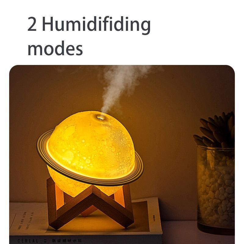 Ultrasonic Mini Air Humidifier 200ML Aroma Essential Oil Diffuser for Home Car USB Fogger Mist Maker with LED Night Lamp - ItemBear.com
