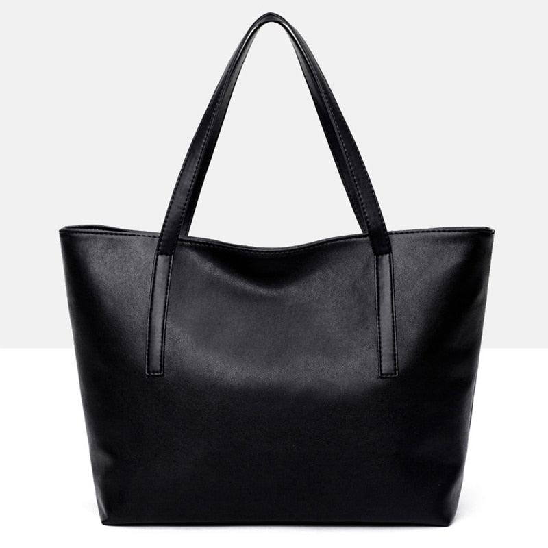Vintage Black Tassel Tote Bag for Women High Quality Leather Shoulder Bag Large Capacity Top-handle Bag Shopping Lady Purse sac - ItemBear.com