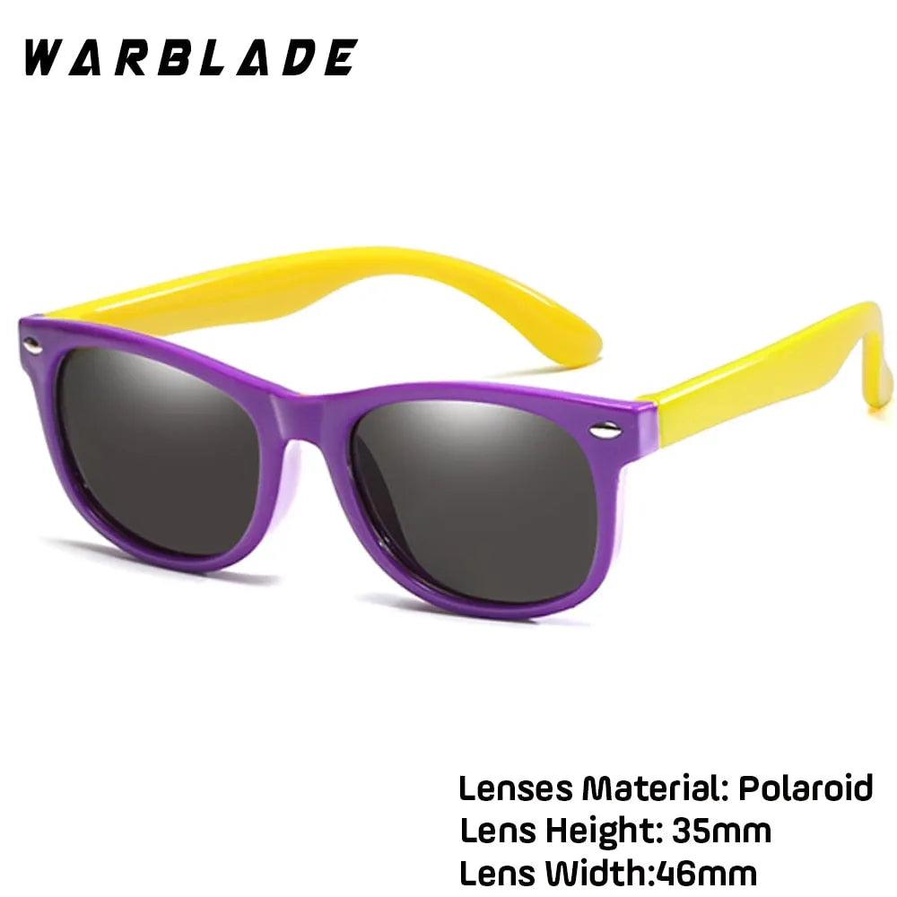 WarBlade New Kids Polarized Sunglasses TR90 Boys Girls Sun Glasses Silicone Safety Glasses Gift For Children Baby UV400 Eyewear - ItemBear.com