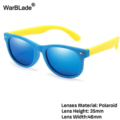 WarBlade New Kids Polarized Sunglasses TR90 Boys Girls Sun Glasses Silicone Safety Glasses Gift For Children Baby UV400 Eyewear - ItemBear.com