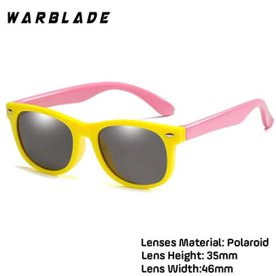 WarBlade New Kids Polarized Sunglasses TR90 Boys Girls Sun Glasses Silicone Safety Glasses Gift For Children Baby UV400 Eyewear - ItemBear.com