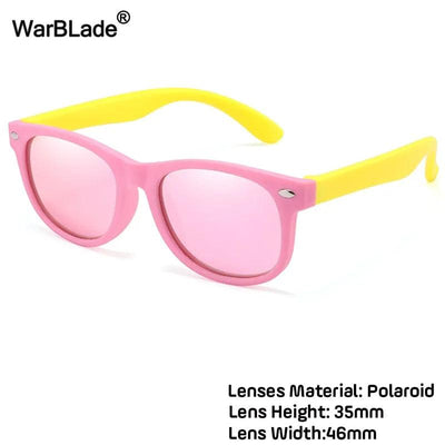 WarBlade New Kids Polarized Sunglasses TR90 Boys Girls Sun Glasses Silicone Safety Glasses Gift For Children Baby UV400 Eyewear - ItemBear.com