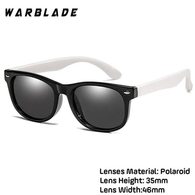 WarBlade New Kids Polarized Sunglasses TR90 Boys Girls Sun Glasses Silicone Safety Glasses Gift For Children Baby UV400 Eyewear - ItemBear.com