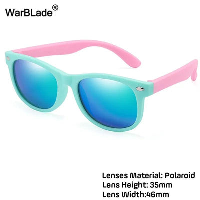 WarBlade New Kids Polarized Sunglasses TR90 Boys Girls Sun Glasses Silicone Safety Glasses Gift For Children Baby UV400 Eyewear - ItemBear.com