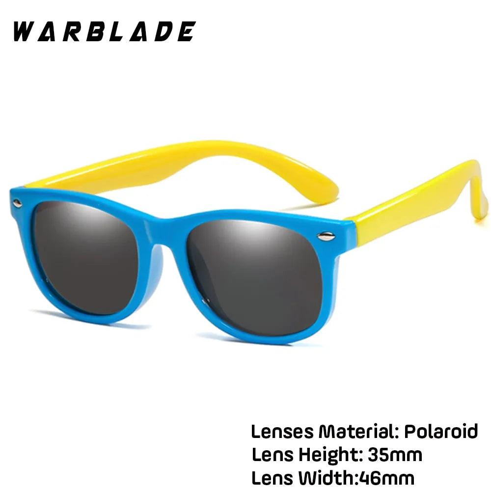 WarBlade New Kids Polarized Sunglasses TR90 Boys Girls Sun Glasses Silicone Safety Glasses Gift For Children Baby UV400 Eyewear - ItemBear.com