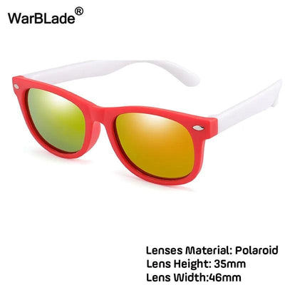 WarBlade New Kids Polarized Sunglasses TR90 Boys Girls Sun Glasses Silicone Safety Glasses Gift For Children Baby UV400 Eyewear - ItemBear.com