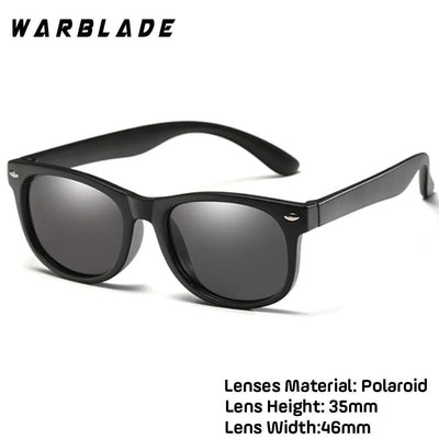 WarBlade New Kids Polarized Sunglasses TR90 Boys Girls Sun Glasses Silicone Safety Glasses Gift For Children Baby UV400 Eyewear - ItemBear.com