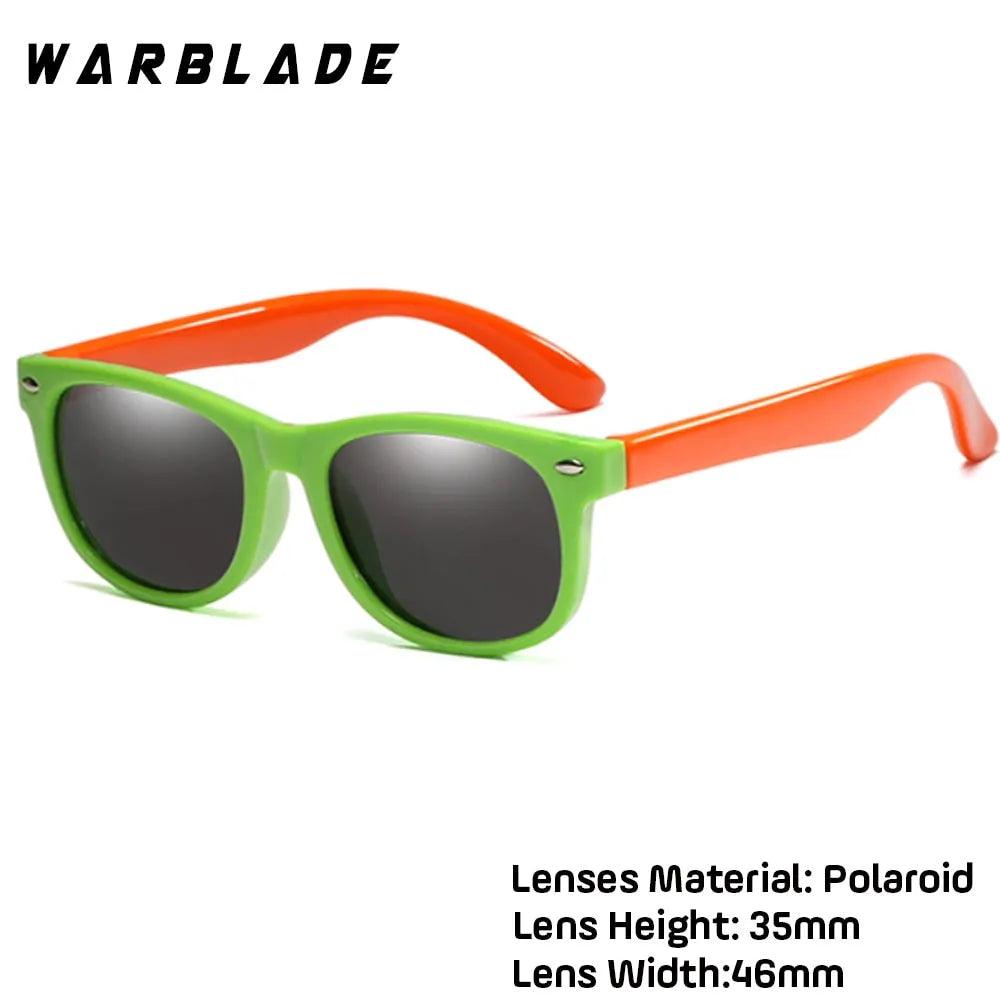 WarBlade New Kids Polarized Sunglasses TR90 Boys Girls Sun Glasses Silicone Safety Glasses Gift For Children Baby UV400 Eyewear - ItemBear.com