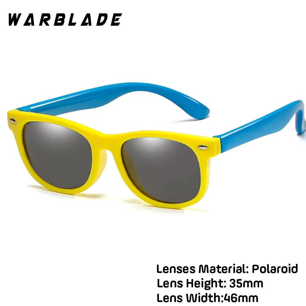 WarBlade New Kids Polarized Sunglasses TR90 Boys Girls Sun Glasses Silicone Safety Glasses Gift For Children Baby UV400 Eyewear - ItemBear.com