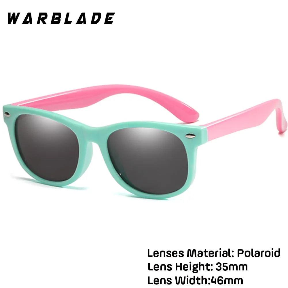 WarBlade New Kids Polarized Sunglasses TR90 Boys Girls Sun Glasses Silicone Safety Glasses Gift For Children Baby UV400 Eyewear - ItemBear.com