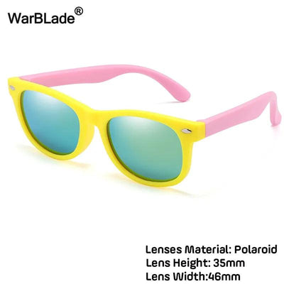WarBlade New Kids Polarized Sunglasses TR90 Boys Girls Sun Glasses Silicone Safety Glasses Gift For Children Baby UV400 Eyewear - ItemBear.com