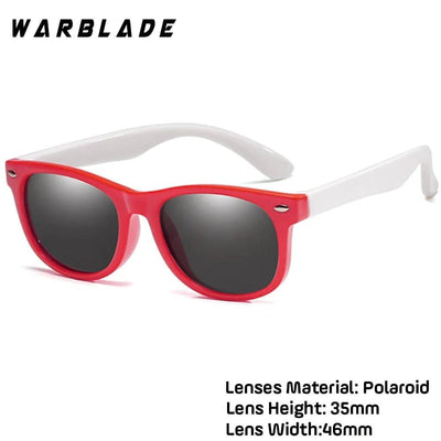WarBlade New Kids Polarized Sunglasses TR90 Boys Girls Sun Glasses Silicone Safety Glasses Gift For Children Baby UV400 Eyewear - ItemBear.com