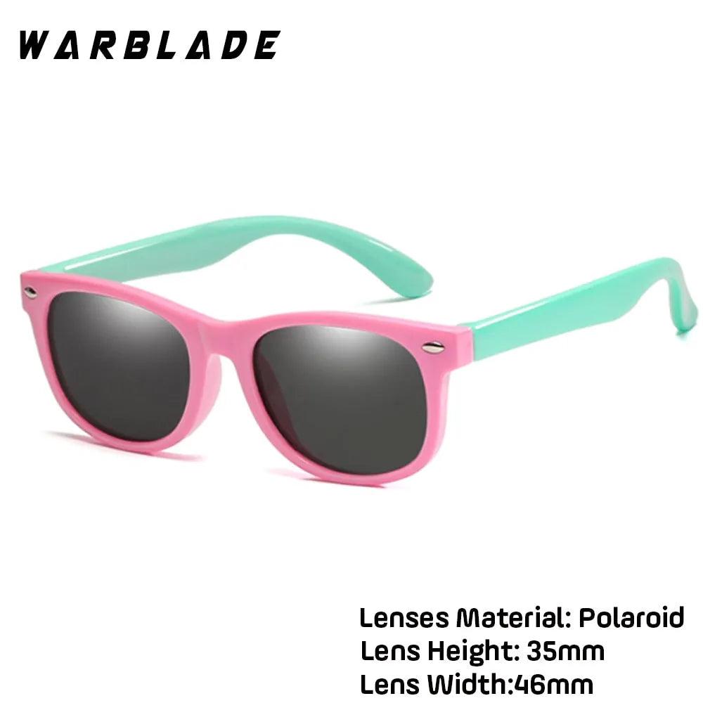 WarBlade New Kids Polarized Sunglasses TR90 Boys Girls Sun Glasses Silicone Safety Glasses Gift For Children Baby UV400 Eyewear - ItemBear.com
