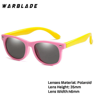 WarBlade New Kids Polarized Sunglasses TR90 Boys Girls Sun Glasses Silicone Safety Glasses Gift For Children Baby UV400 Eyewear - ItemBear.com