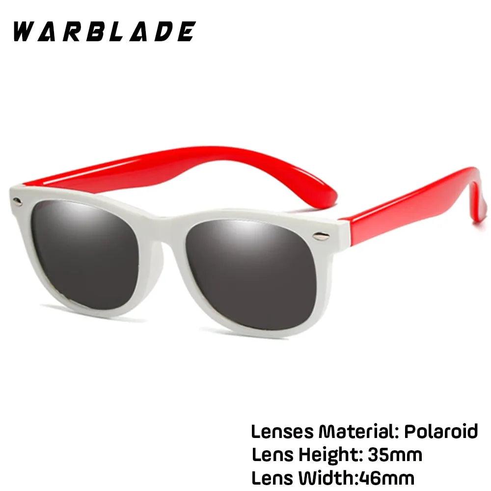 WarBlade New Kids Polarized Sunglasses TR90 Boys Girls Sun Glasses Silicone Safety Glasses Gift For Children Baby UV400 Eyewear - ItemBear.com