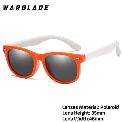 WarBlade New Kids Polarized Sunglasses TR90 Boys Girls Sun Glasses Silicone Safety Glasses Gift For Children Baby UV400 Eyewear - ItemBear.com