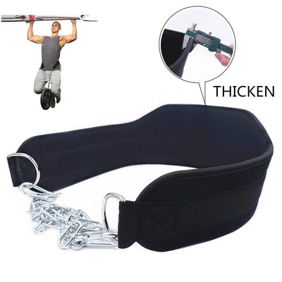 Weight Lifting Belt With Chain - ItemBear.com