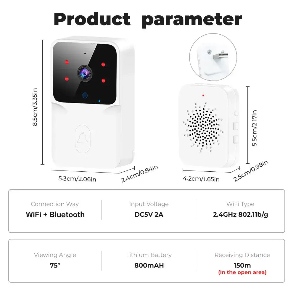 Wi-Fi Video Doorbell - ItemBear.com