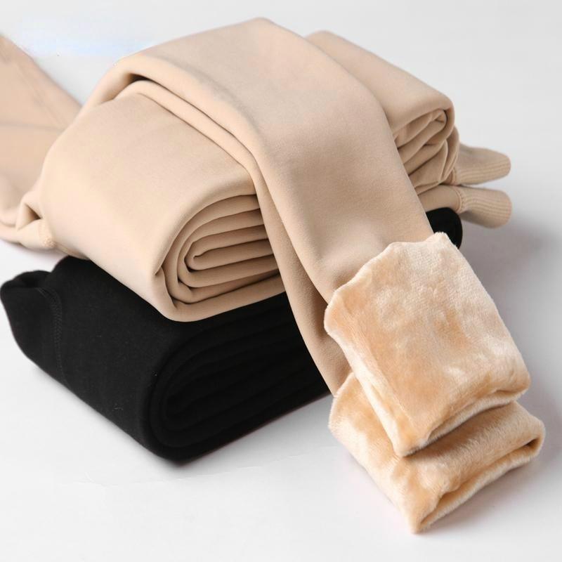 Winter Leggings For Women Warm Leggins Solid Color Velvet Leggins High Waist Leggings Stretchy Leggings dropshipping - ItemBear.com