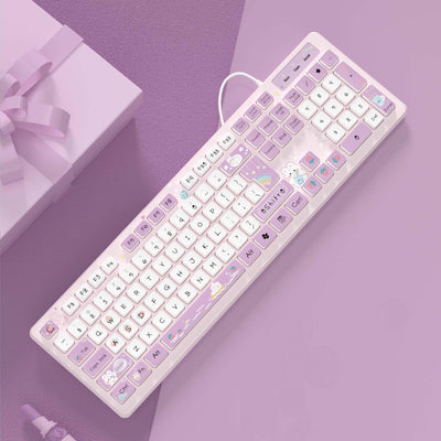 Wired Keyboard for Office PC with Mute Click - ItemBear.com