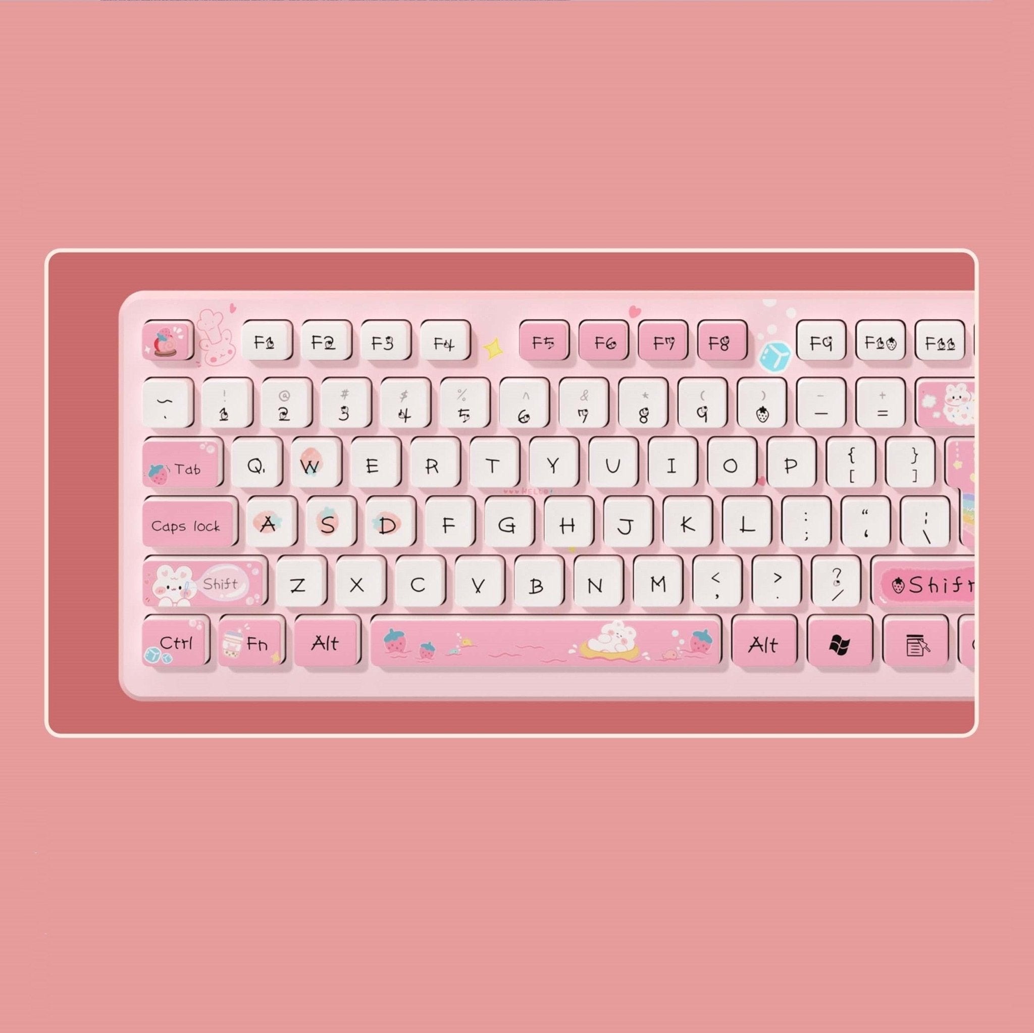 Wired Keyboard for Office PC with Mute Click - ItemBear.com